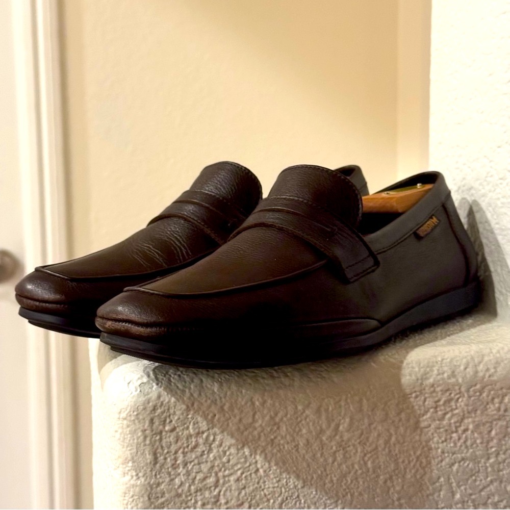Mephisto Alexis Men's Brown Leather Loafers - Picture 4 of 6